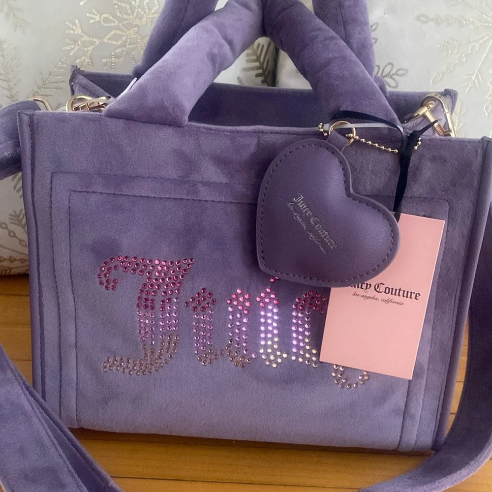 Juicy Couture Dusty Violet Big Spender Tote, Purple & Pink - Picture 4 of 16